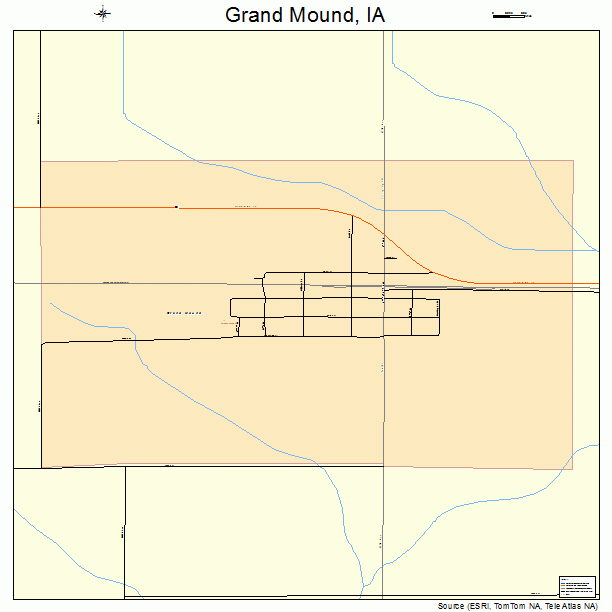 Grand Mound, IA street map