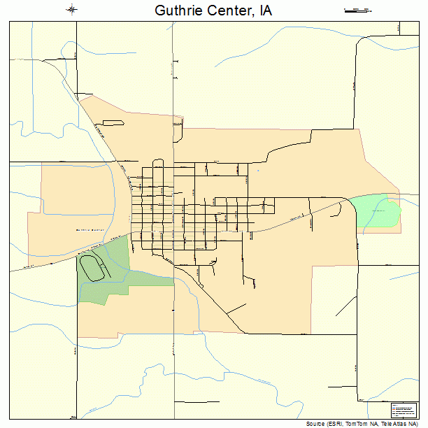 Guthrie Center, IA street map
