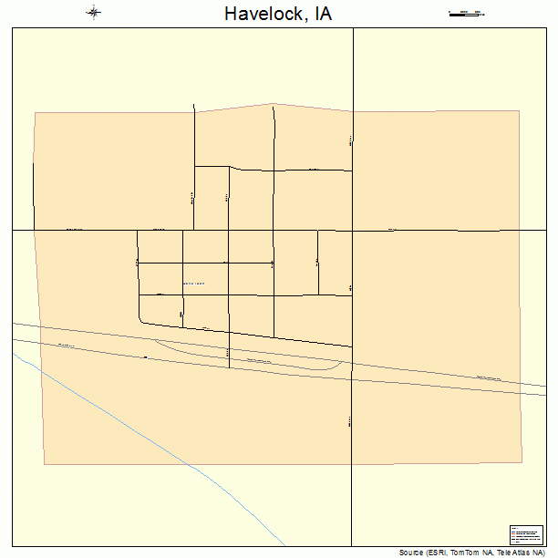 Havelock, IA street map