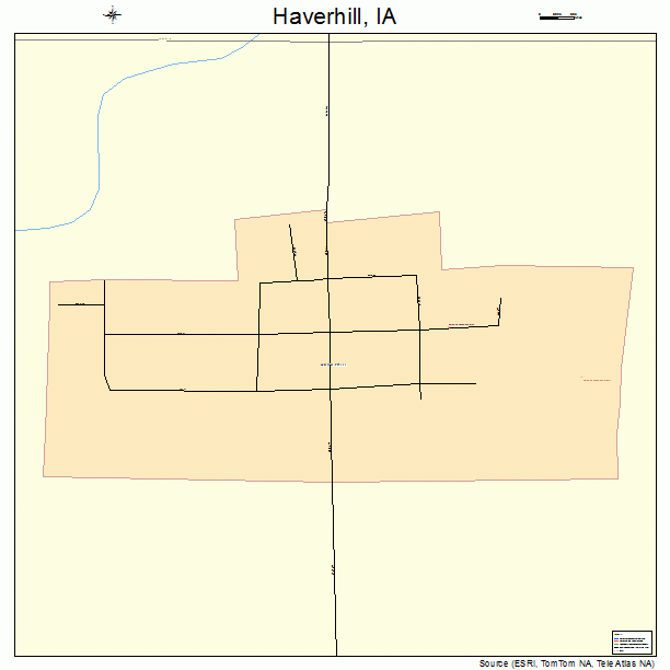 Haverhill, IA street map