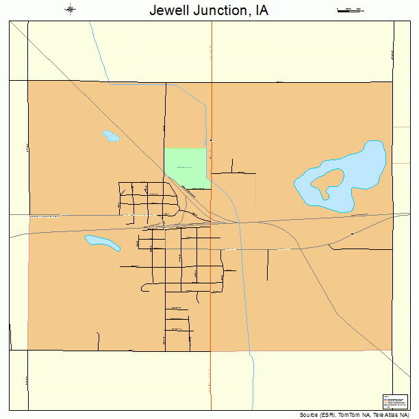 Jewell Junction, IA street map