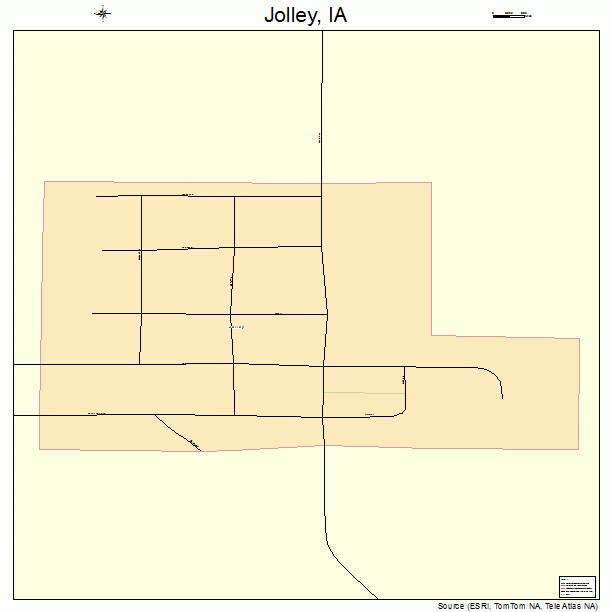 Jolley, IA street map