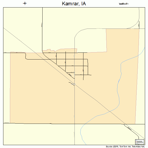 Kamrar, IA street map