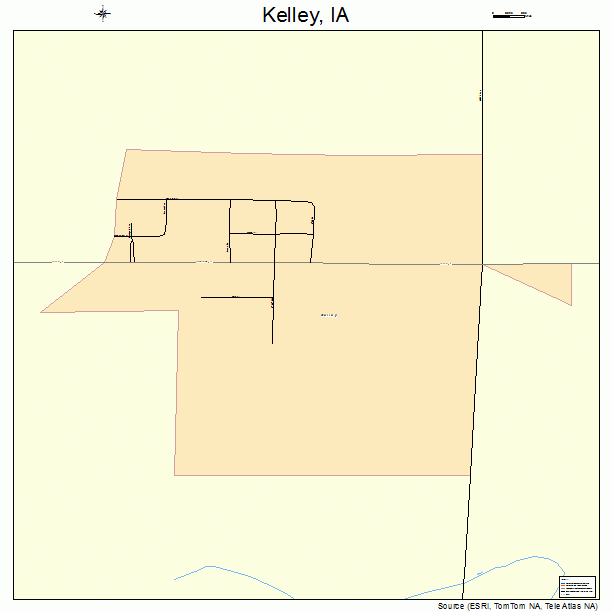 Kelley, IA street map