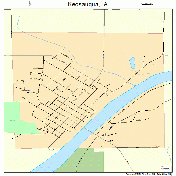 Keosauqua, IA street map