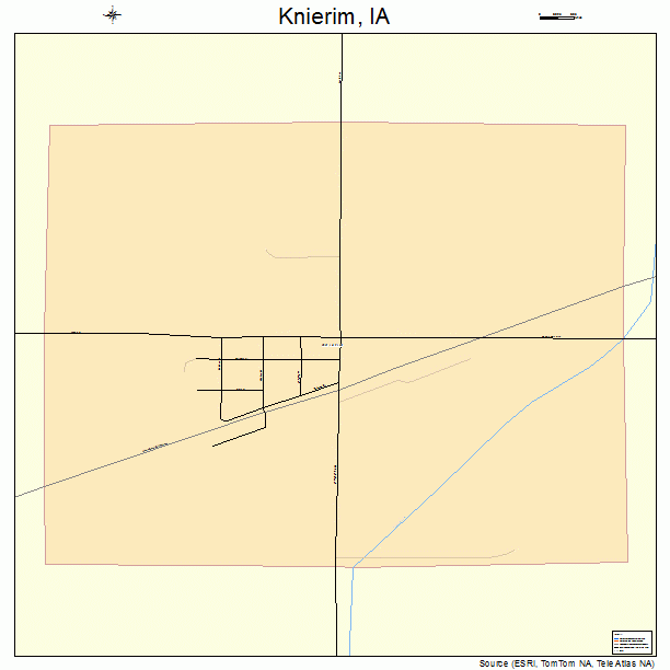 Knierim, IA street map