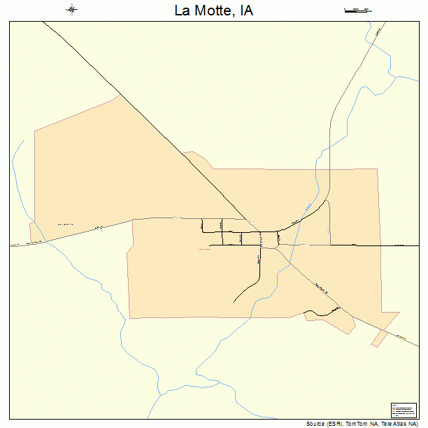 La Motte, IA street map