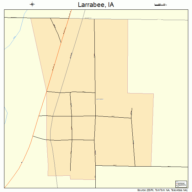 Larrabee, IA street map