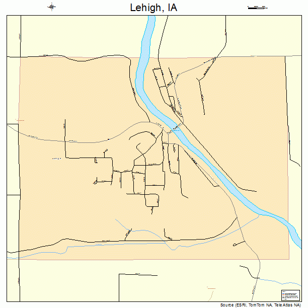 Lehigh, IA street map