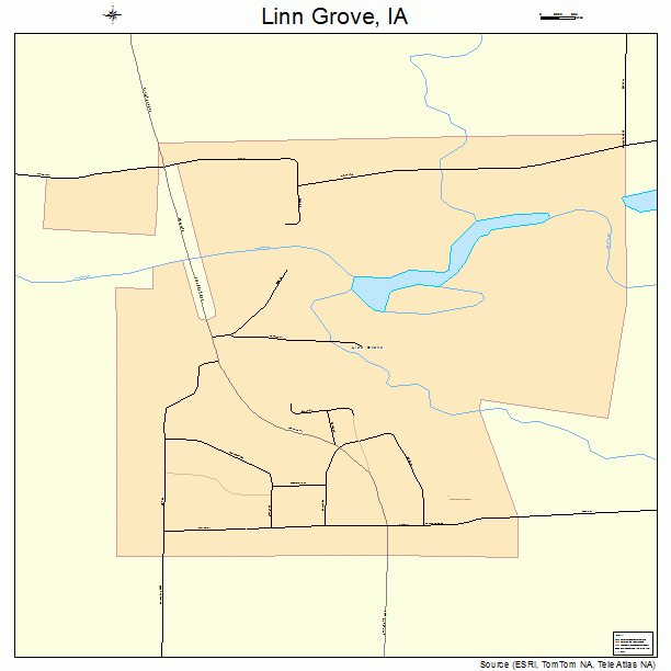 Linn Grove, IA street map