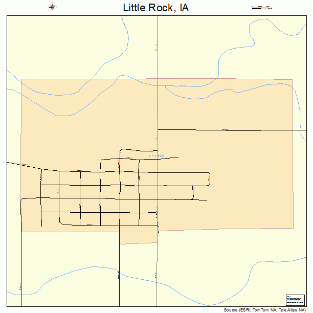 Little Rock, IA street map