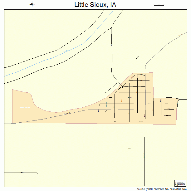 Little Sioux, IA street map