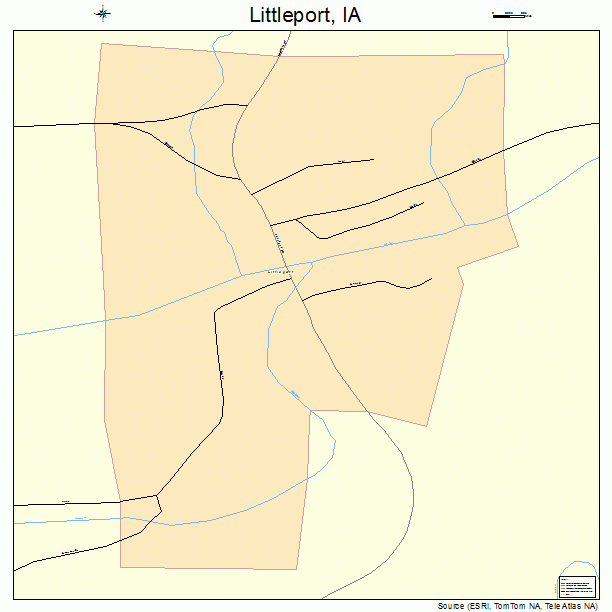 Littleport, IA street map