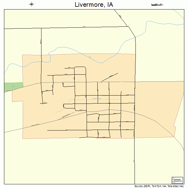 Livermore, IA street map