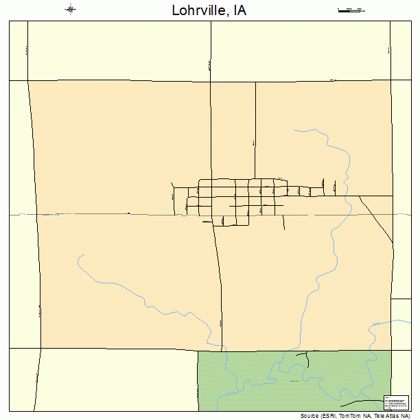 Lohrville, IA street map