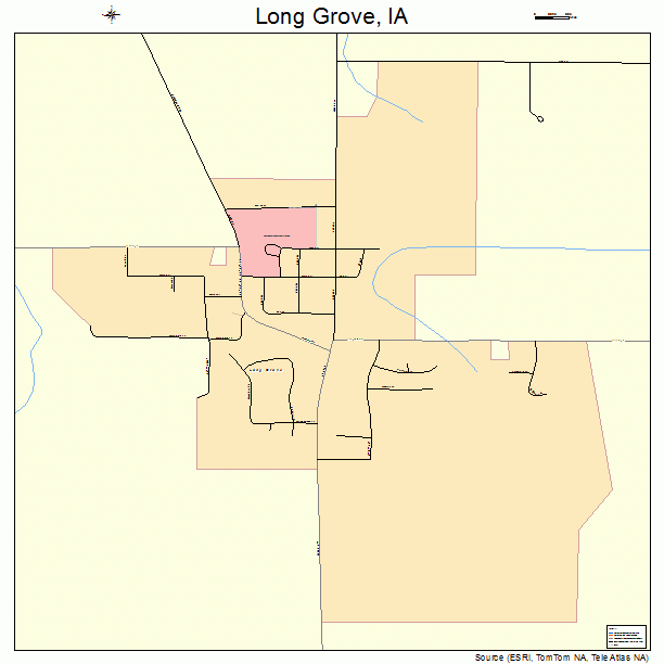 Long Grove, IA street map