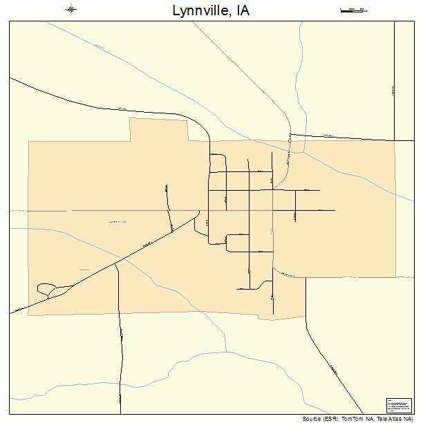 Lynnville, IA street map