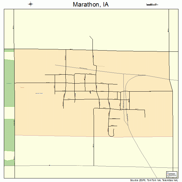 Marathon, IA street map