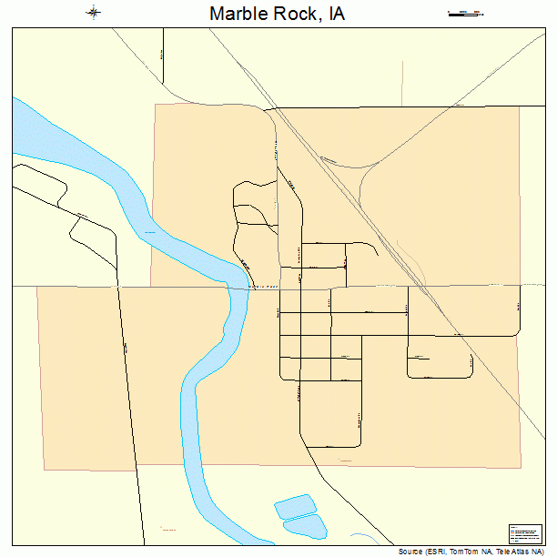 Marble Rock, IA street map