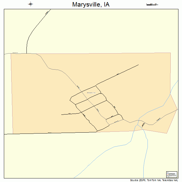 Marysville, IA street map