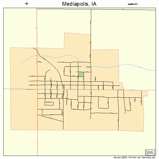 Mediapolis, IA street map