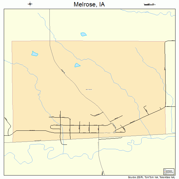 Melrose, IA street map