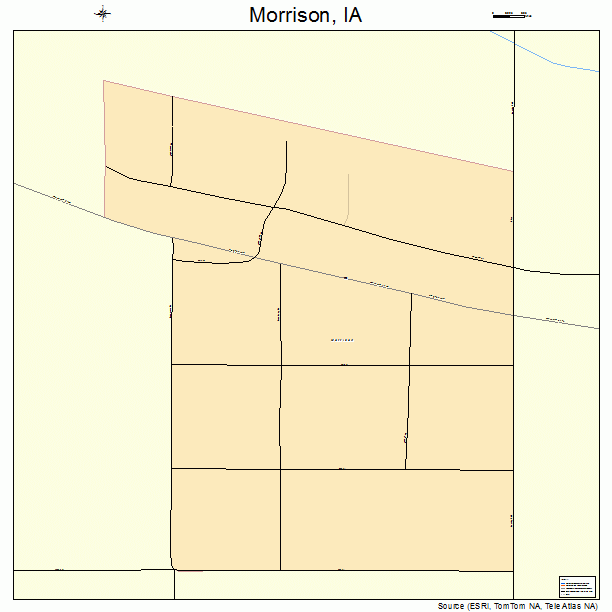 Morrison, IA street map