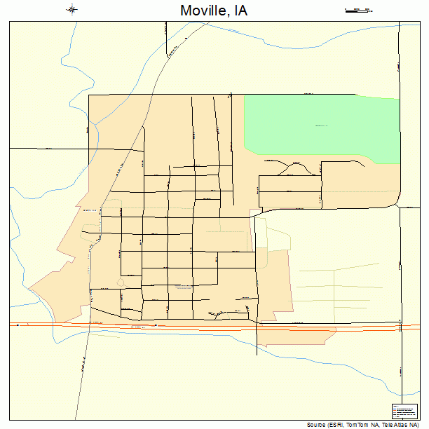 Moville, IA street map