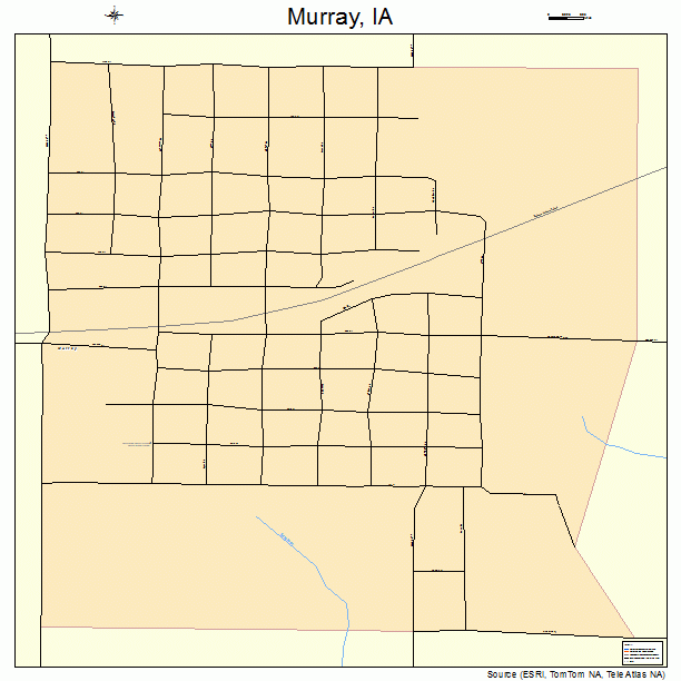Murray, IA street map