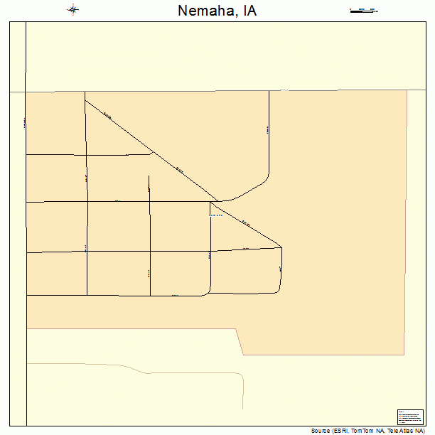 Nemaha, IA street map