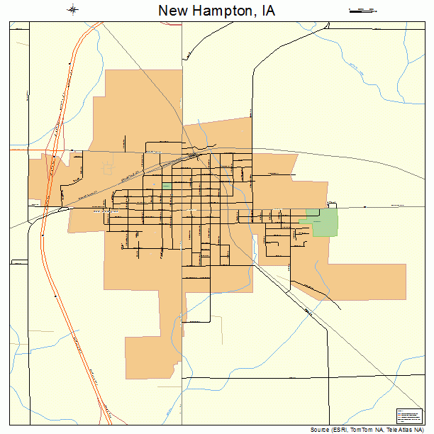 New Hampton, IA street map