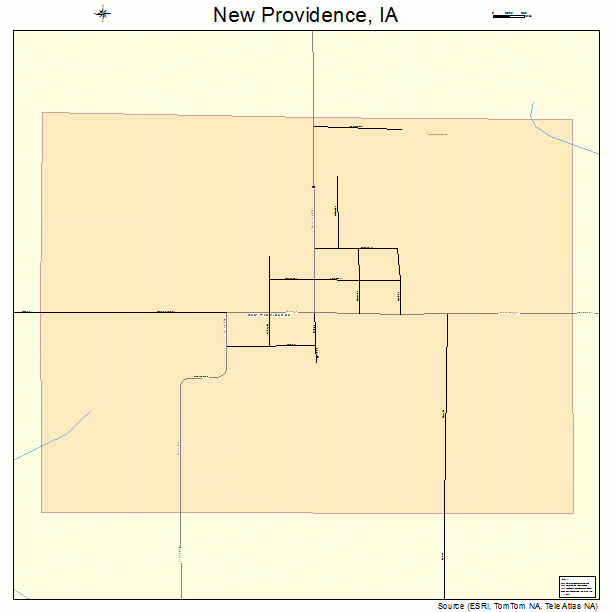 New Providence, IA street map