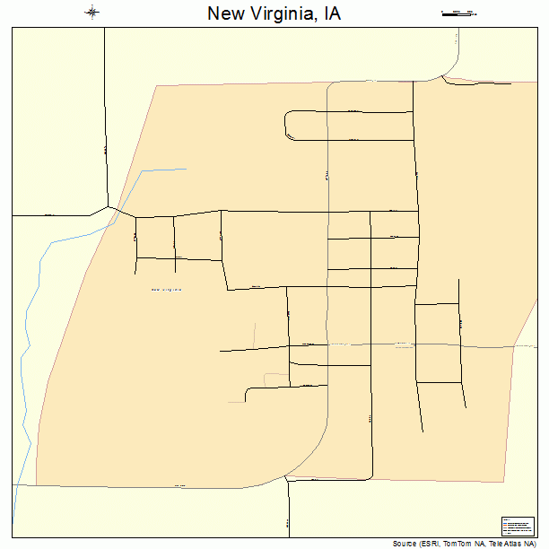 New Virginia, IA street map