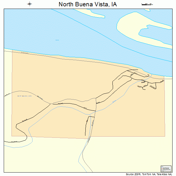 North Buena Vista, IA street map