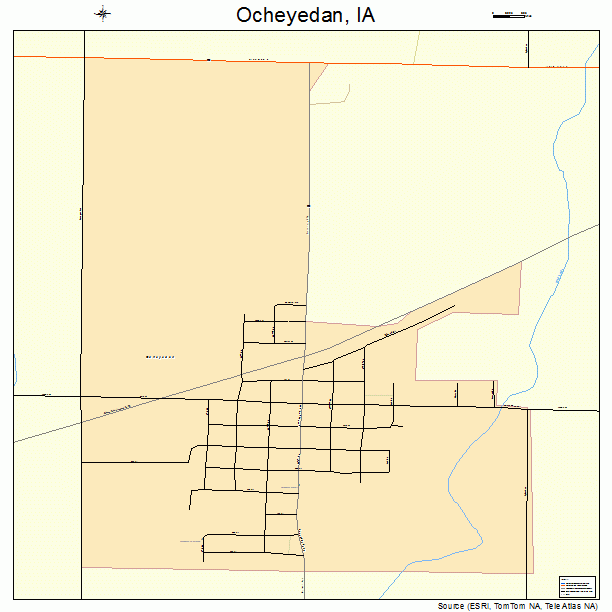 Ocheyedan, IA street map
