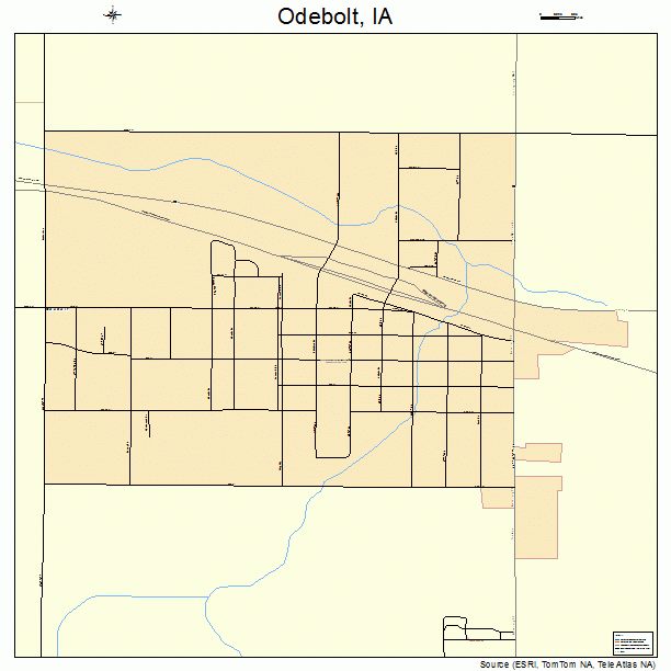 Odebolt, IA street map