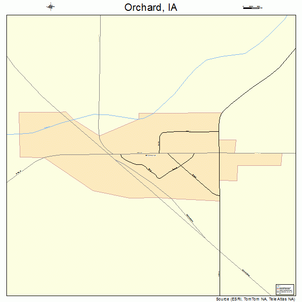 Orchard, IA street map