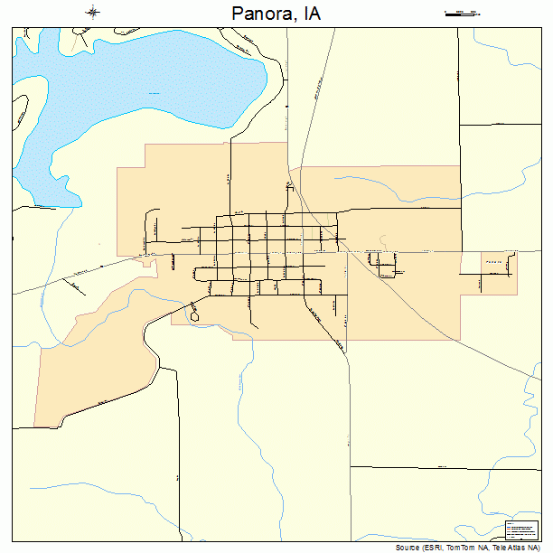 Panora, IA street map