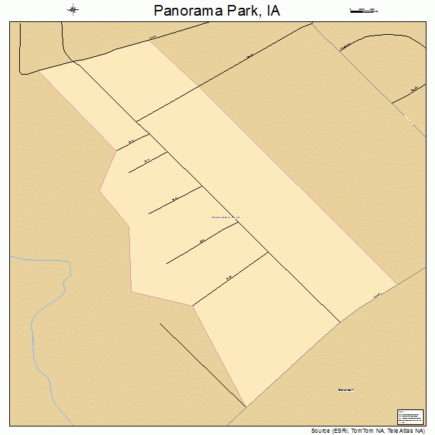 Panorama Park, IA street map