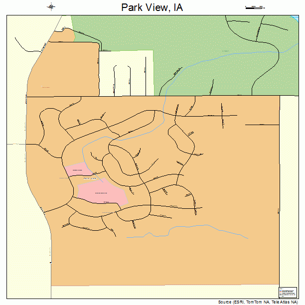 Park View, IA street map