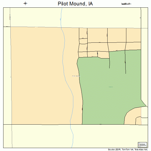 Pilot Mound, IA street map