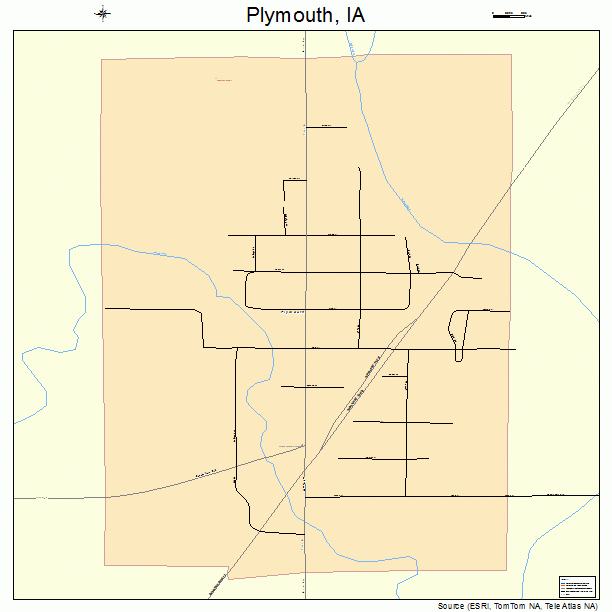 Plymouth, IA street map