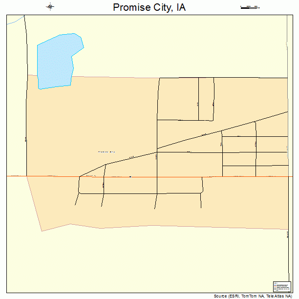 Promise City, IA street map