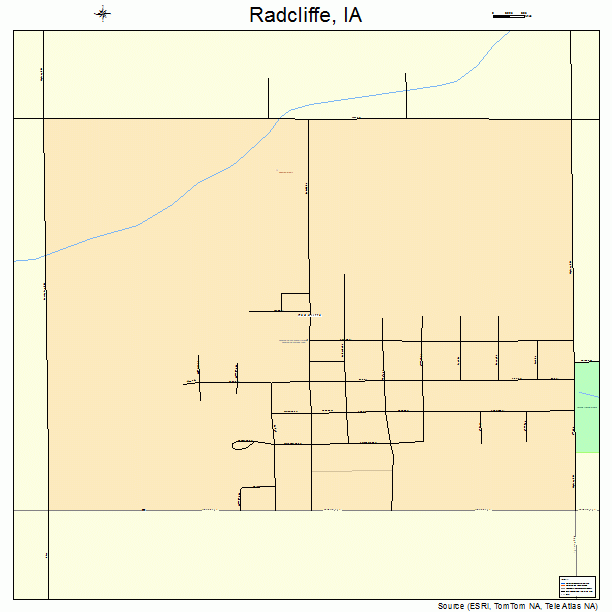 Radcliffe, IA street map