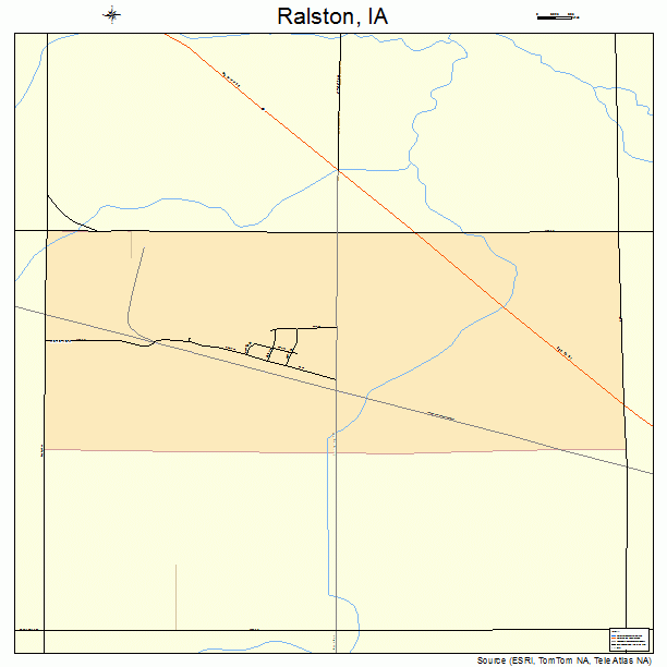 Ralston, IA street map