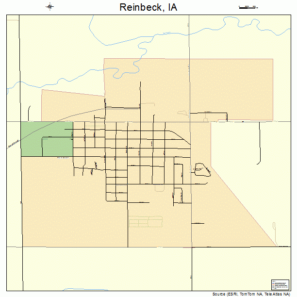 Reinbeck, IA street map