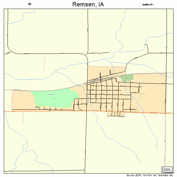 Remsen, IA street map