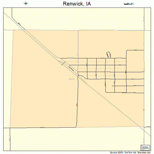 Renwick, IA street map