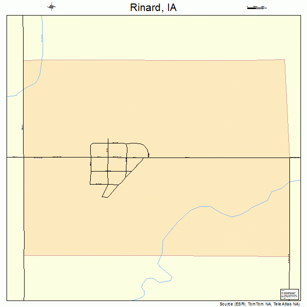 Rinard, IA street map