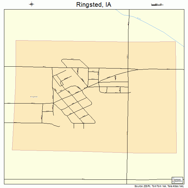 Ringsted, IA street map